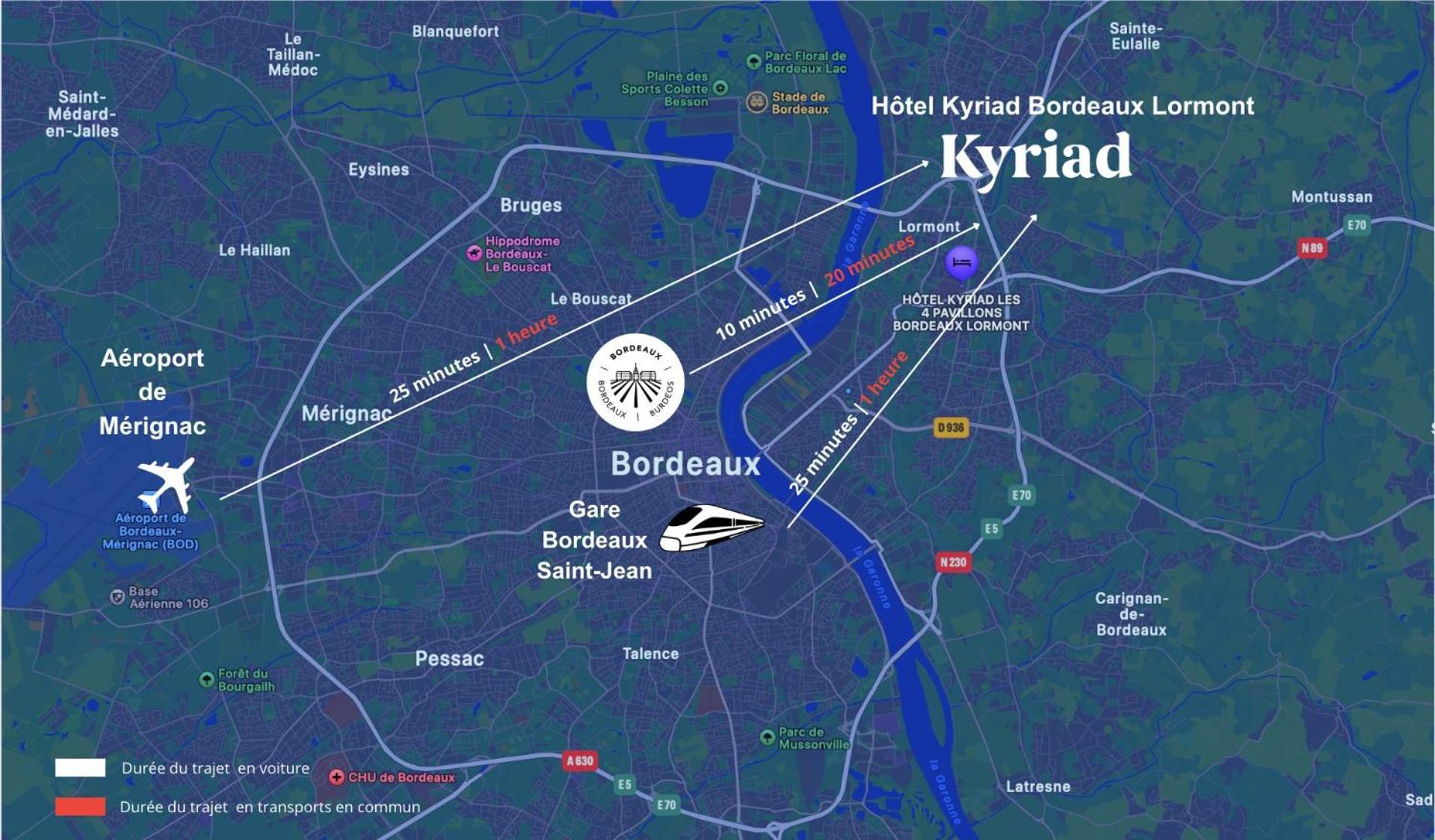 Kyriad Bordeaux Lormont Exteriér fotografie